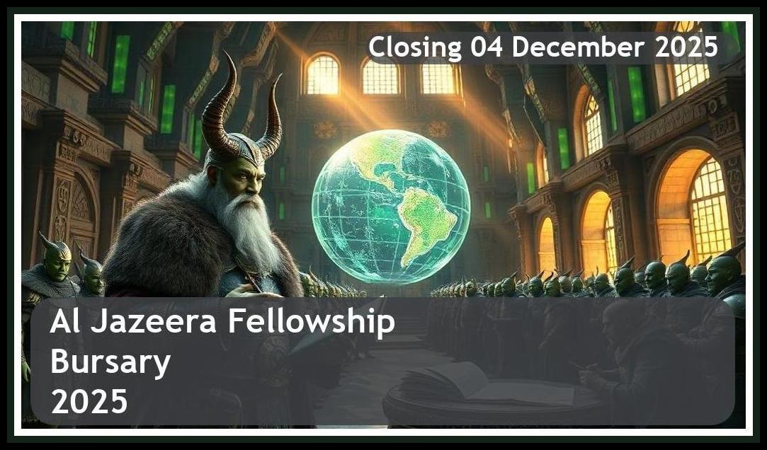 Al Jazeera Fellowship 2026 Bursary – Closing Date: 04 December 2025 – Apply Now!