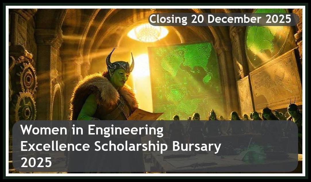 Women in Engineering Top Excellence Scholarship 2025 Bursary – Closing Date: 20 December 2025 – Apply Now!