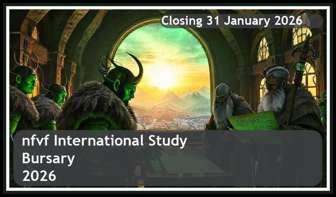 **nfvf international Bursary 2026 – Closing Date: 31 January 2026 Apply Now**