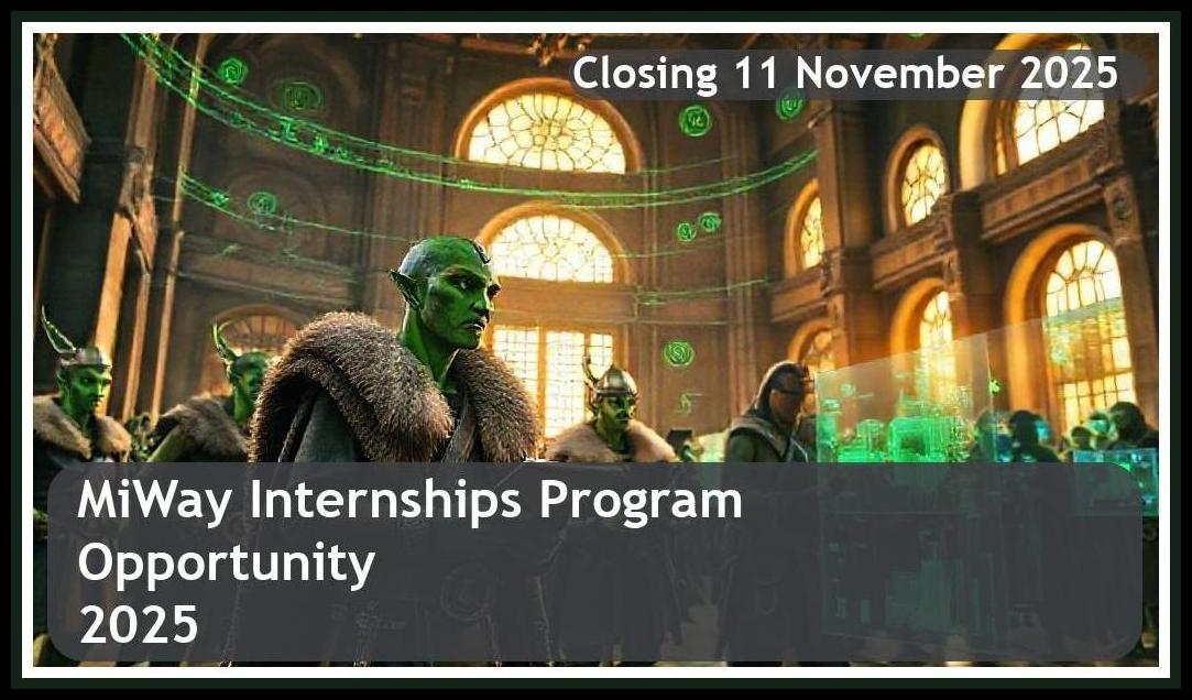 MiWay Internships 2026 – Closing Date: 11 November 2025 Apply Now!