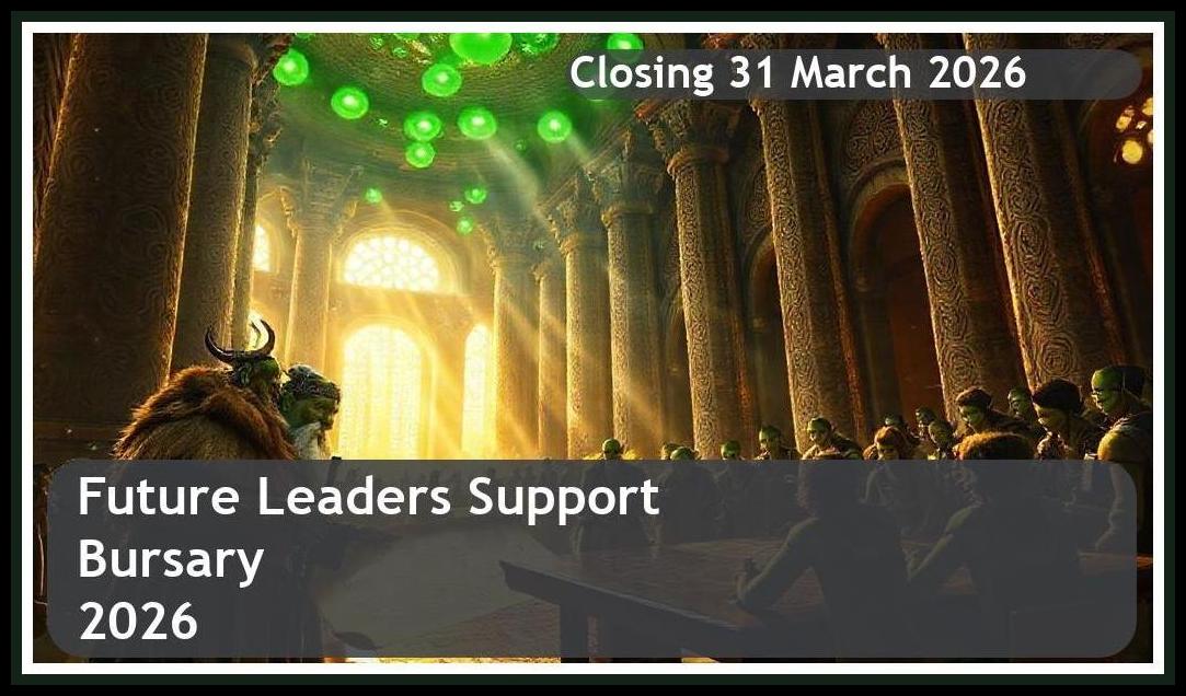 Future Leaders Bursary 2026 β Closing Date: 31 March 2026 Apply Now