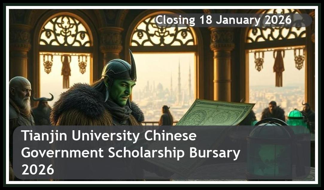 Tianjin University Chinese Government Scholarship 2026 Bursary – Closing Date: 18 January 2026 Apply Now!
