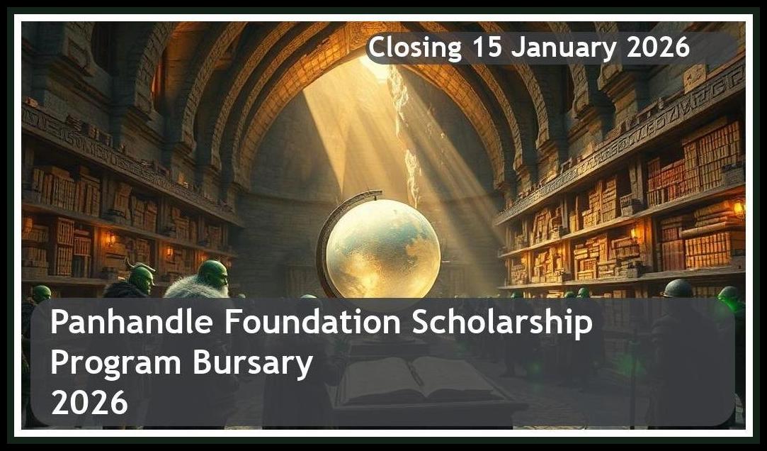 **Panhandle Foundation Scholarship Program Bursary 2026 – Closing Date: 15 January 2026 Apply Now!**