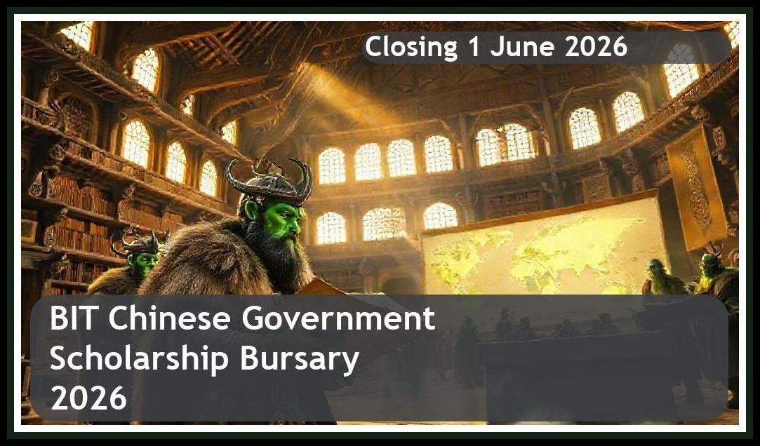 BIT Chinese Government Scholarship Bursary 2026 – Closing Date: 1 June 2026 Apply Now