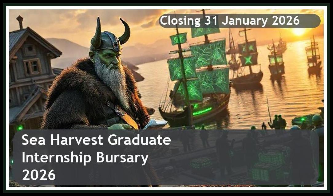 Sea Harvest Graduate Internship Bursary 2026 – Closing Date: 31 January 2026 Apply Now!
