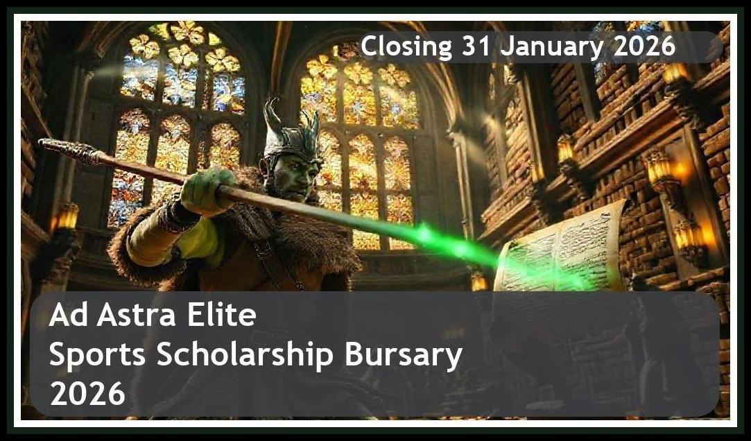Ad Astra Elite Sports Scholarship Bursary 2026 – Closing Date: 31 January 2026 – Apply Now!