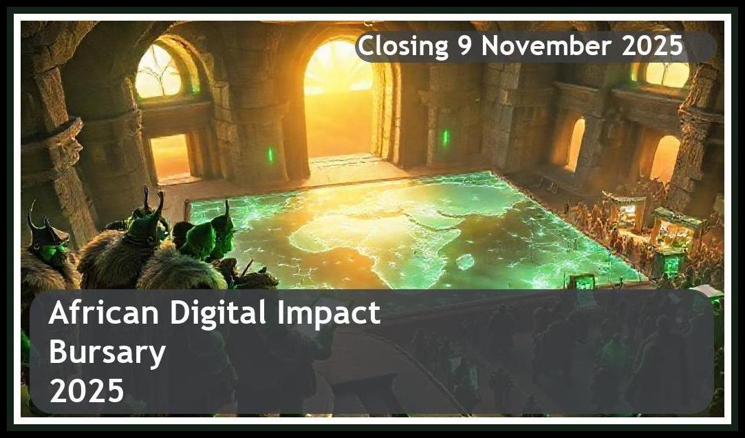 African Digital Impact Bursary 2026 – Closing Date: 9 November 2025 Apply Now!