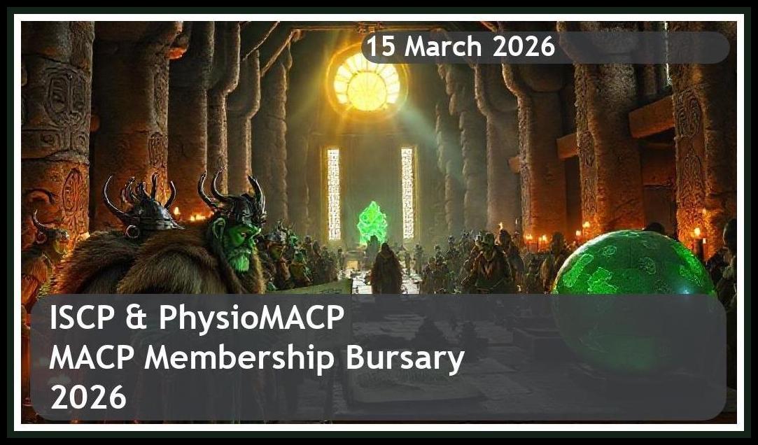 ISCP & PhysioMACP Route 3 MACP Membership Bursary 2026 – Closing Date: 15 March 2026 Apply Now