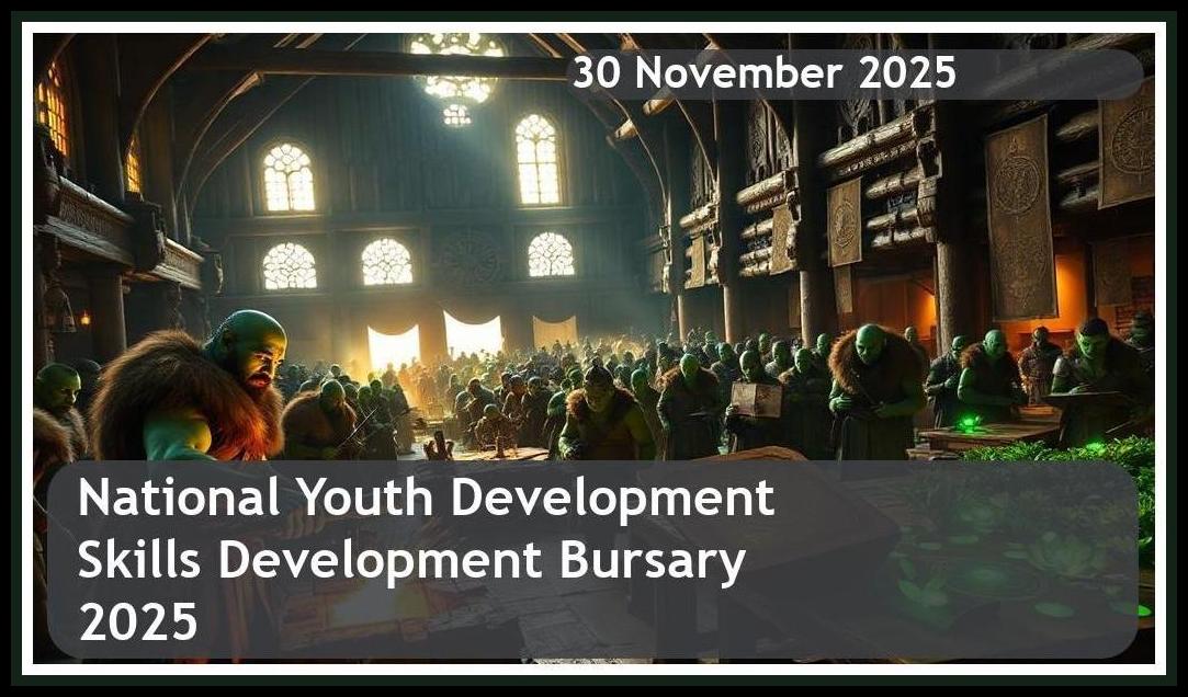 National Youth Development Agency (NYDA) Skills Development Bursary 2025 – Closing Date: 30 November 2025 Apply Now