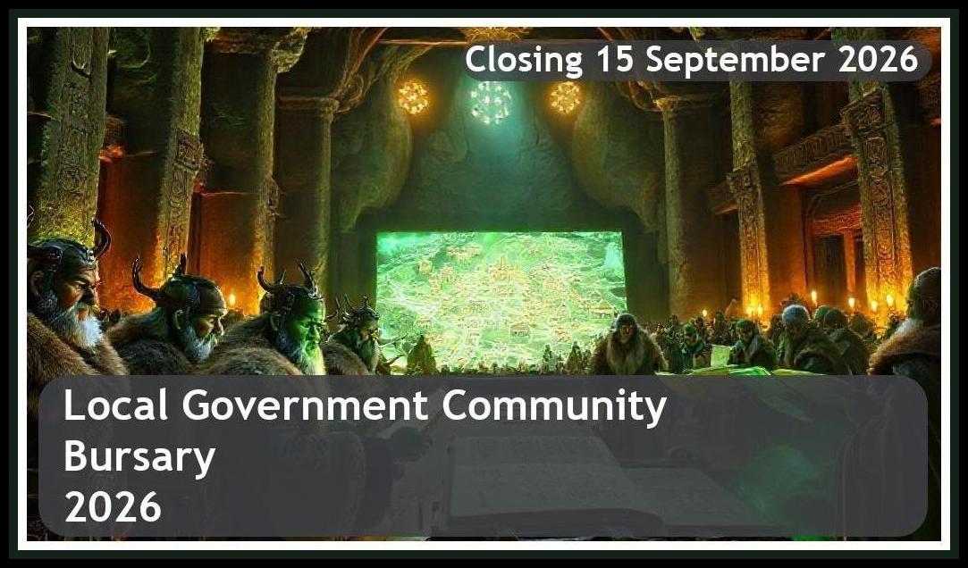 **Local Government Community Bursary 2026 – Closing Date: 15 September 2026 – Apply Now!**