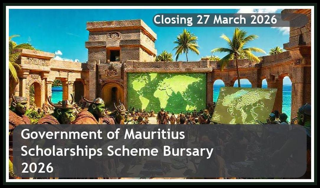 Government of Mauritius Africa Scholarships Scheme Bursary 2026 – Closing Date: 27 March 2026 – Apply Now!