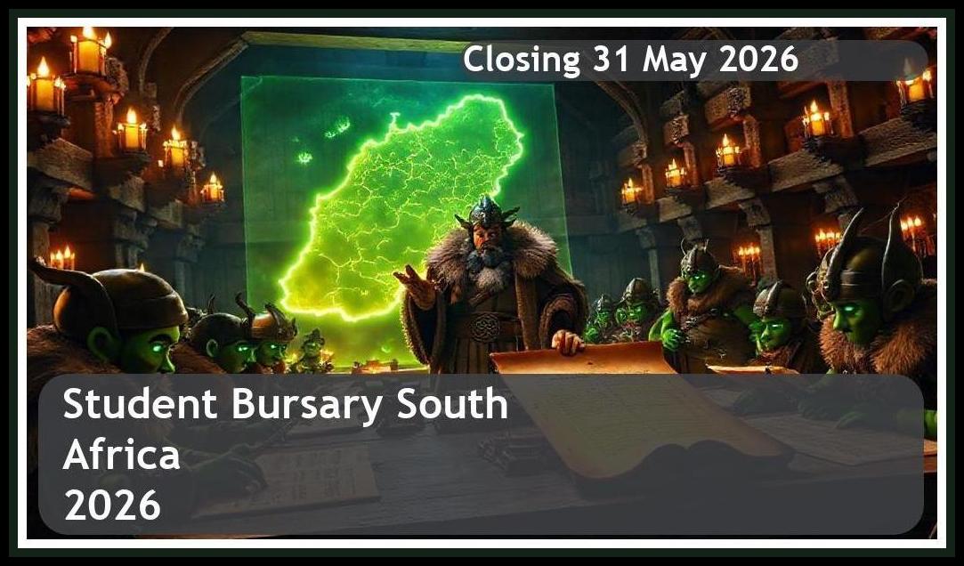 Student Bursary South Africa 2026 – Closing Date: 31 May 2026 Apply Now!