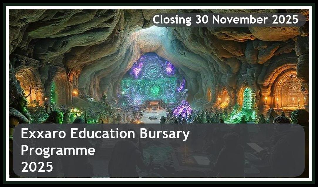 Exxaro Bursary Programme 2026 – Closing Date: 30 November 2025, Apply Now!