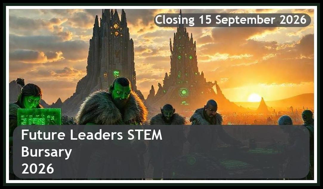 Future Leaders STEM Bursary 2026 – Closing Date: 15 September 2026 – Apply Now!