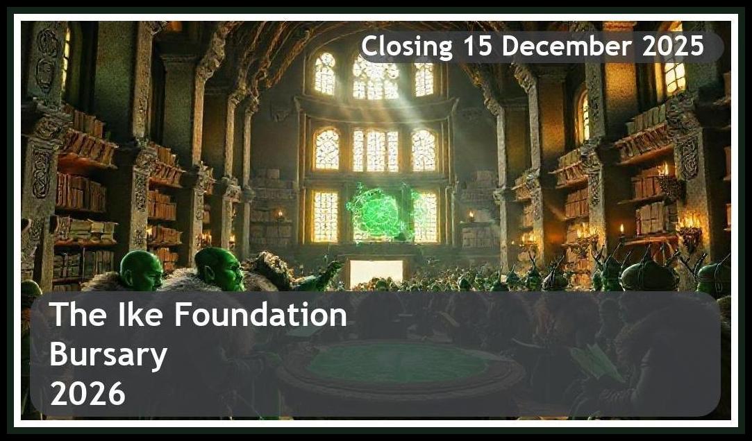 The Ike Foundation Bursary 2026 – Closing Date: 15 December 2025 Apply Now!