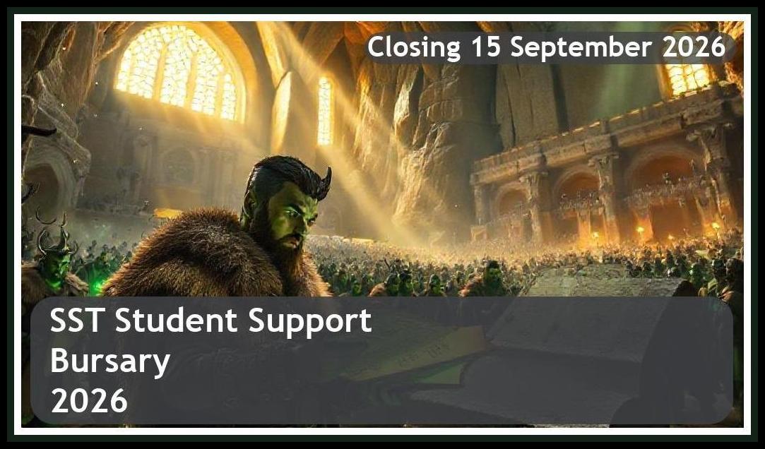 SST Bursary 2026 – Closing Date: 15 September 2026 Apply Now