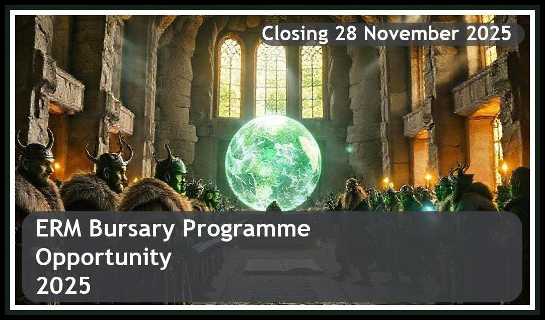 ERM Bursary Programme 2026 – Closing Date: 28 November 2025 – Apply Now!