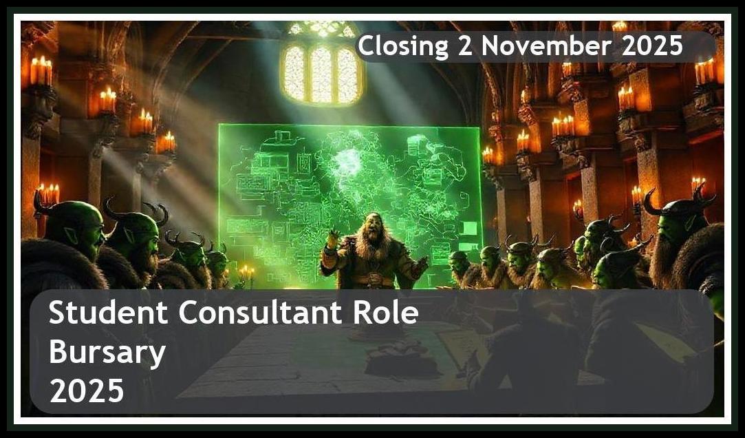 Student Consultant Role Bursary 2025 – Closing Date: 2 November 2025 Apply Now